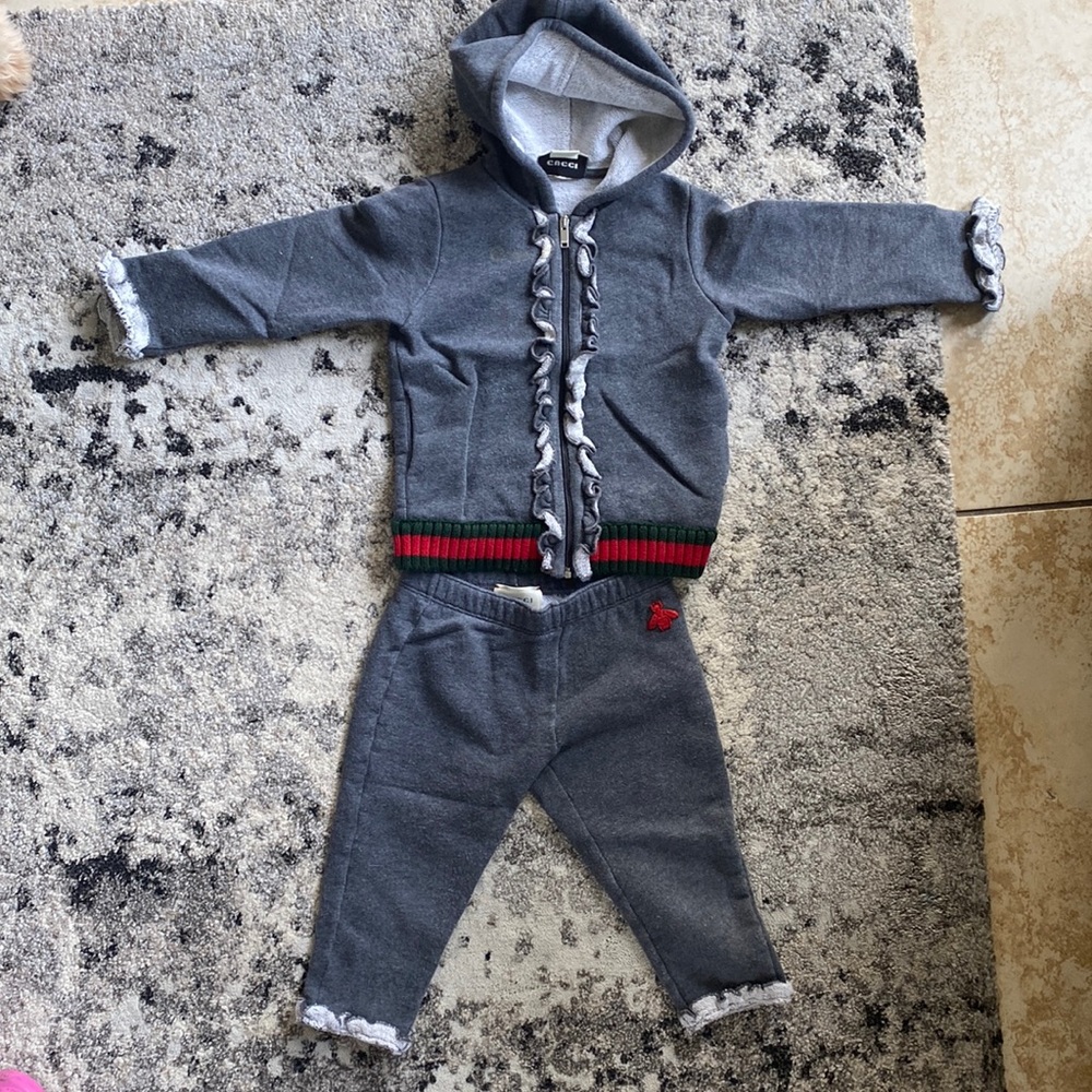 Gucci girls matching set